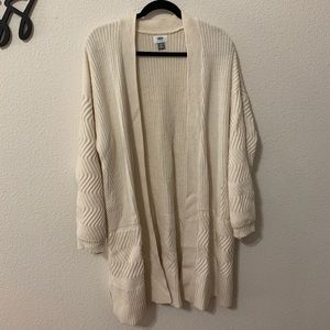 Old Navy cream cardigan/shrug
